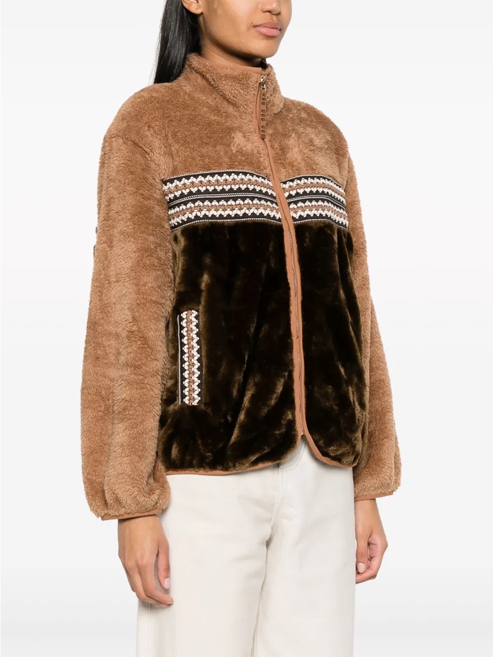 UGG - Marlene funnel-neck fleece jacket Size XS Oversized